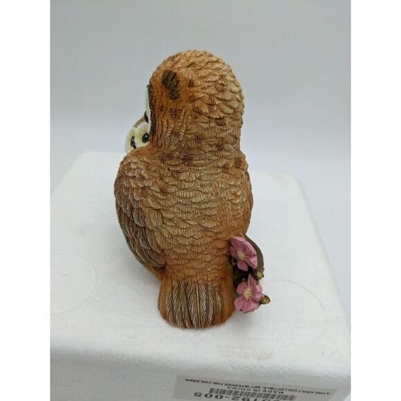 "Hamilton Collection Owl Always Adore You Figurine 2077 Mother & Baby Owl With F - Picture 8 of 11